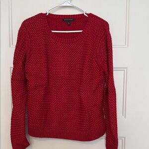 Banana Republic Textured Red Sweater